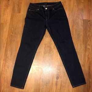 White House Black Market Dark wash skinny jeans